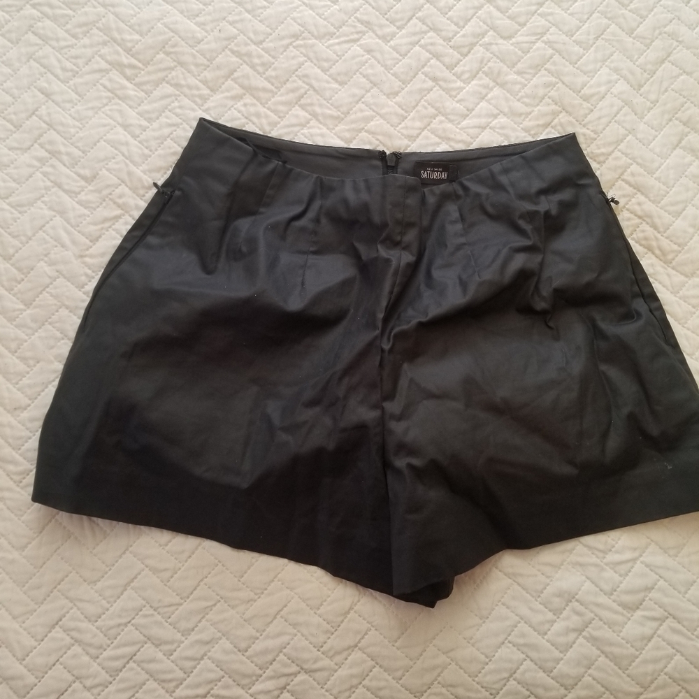 Kate Spade faux leather shorts